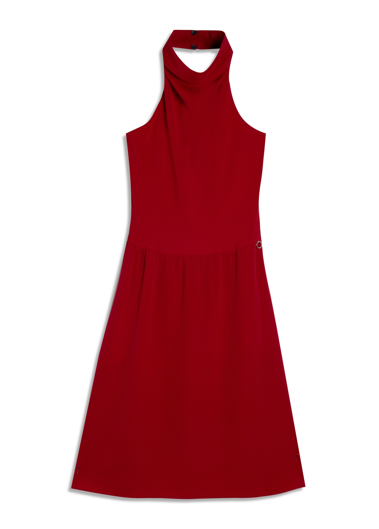 Vestido Tóquio High Collar Vermelho