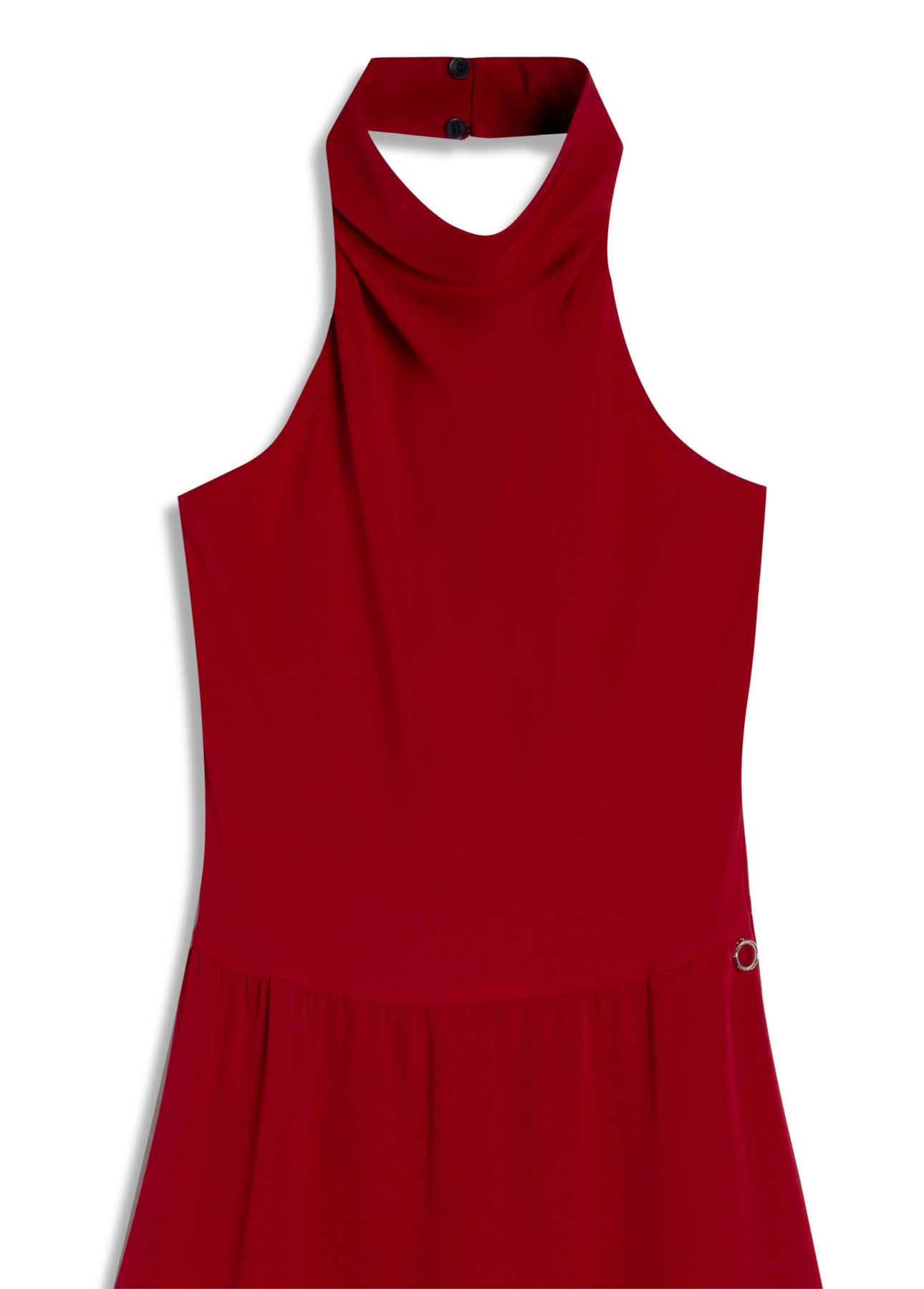 Vestido Tóquio High Collar Vermelho
