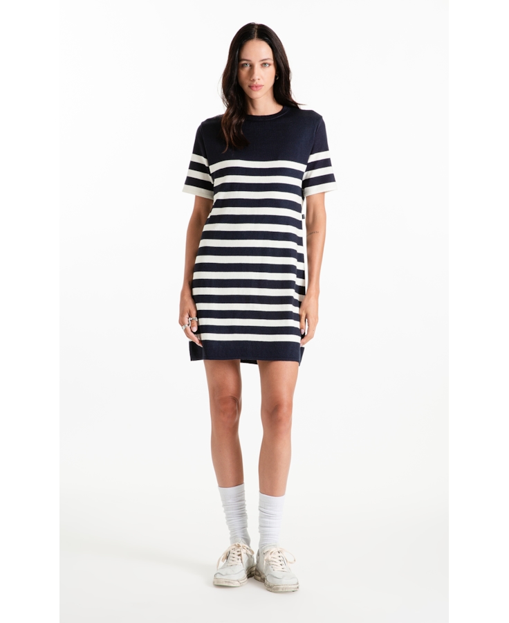  Vestido Tricot  Power Knit Dress Dark Navy