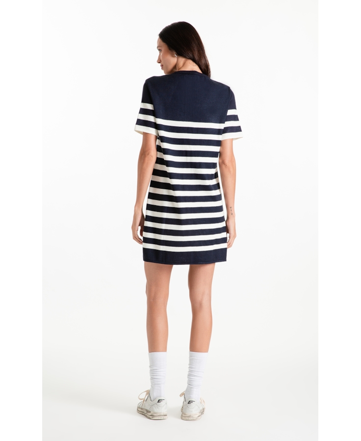  Vestido Tricot  Power Knit Dress Dark Navy