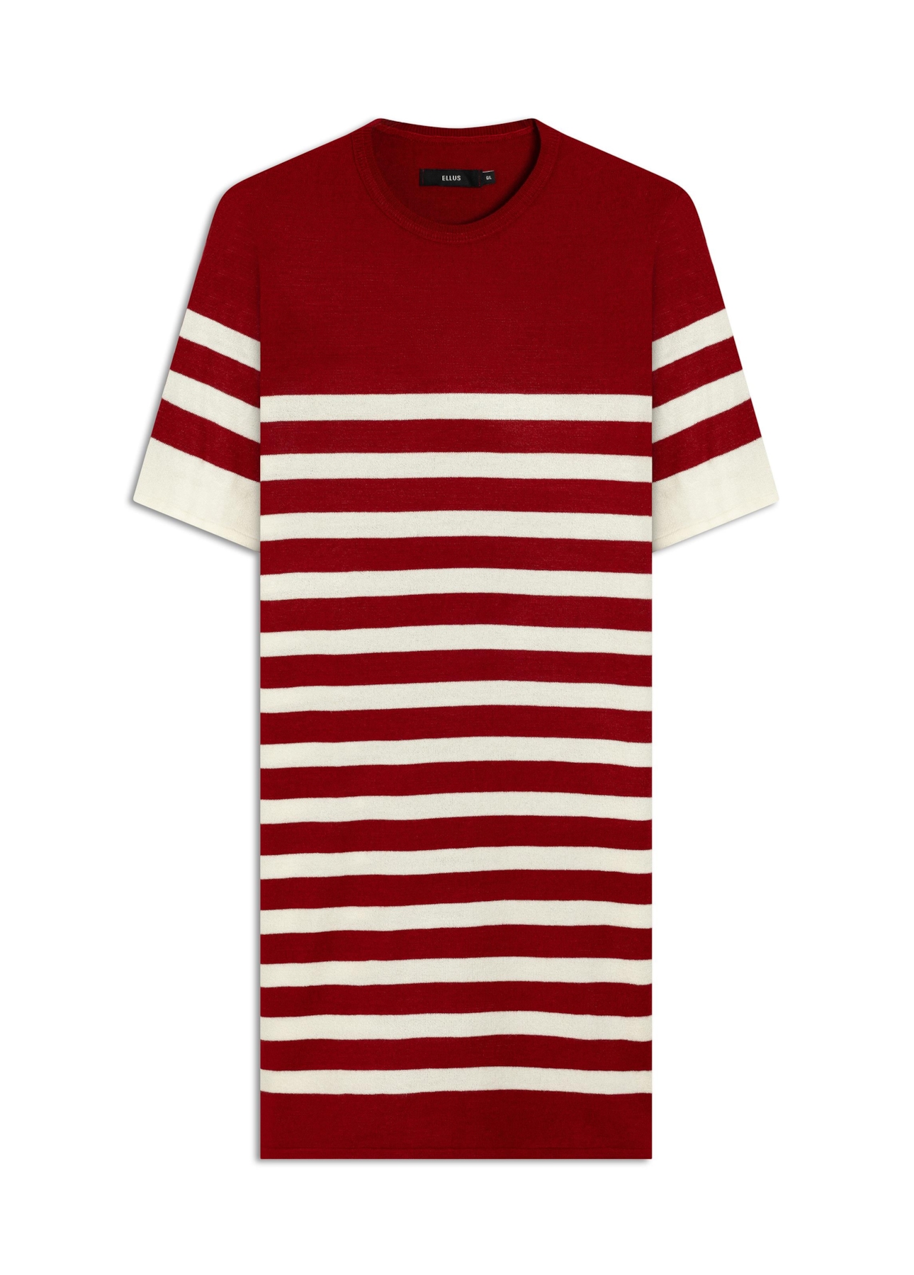  Vestido Tricot  Power Knit Dress Vermelho