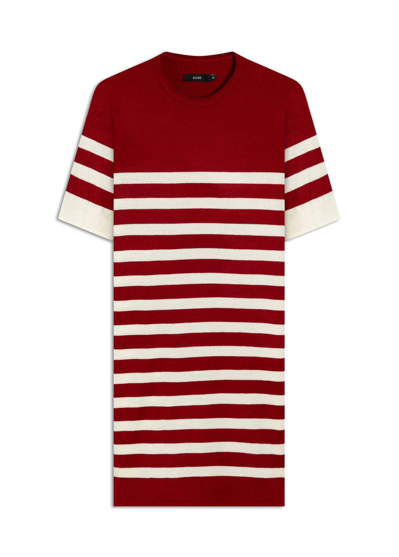  Vestido Tricot  Power Knit Dress Vermelho