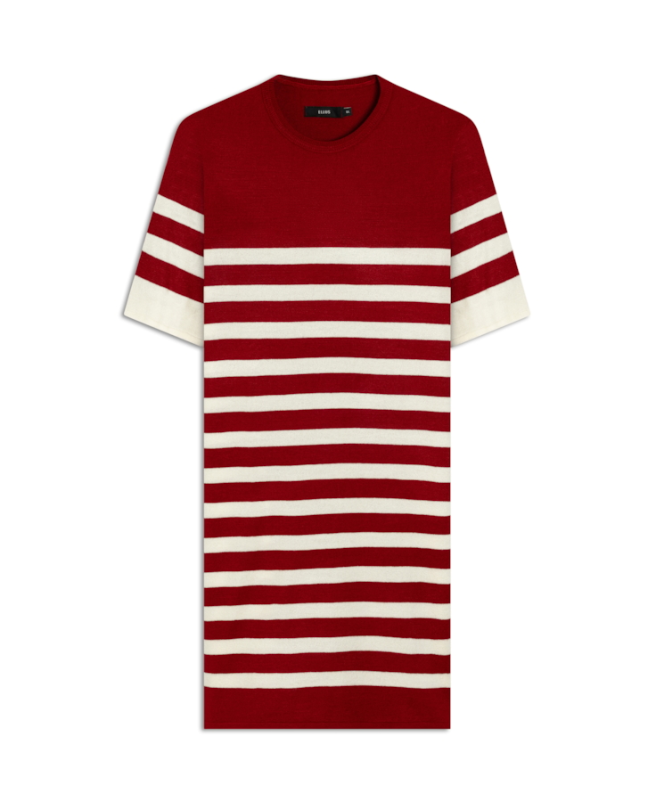  Vestido Tricot  Power Knit Dress Vermelho