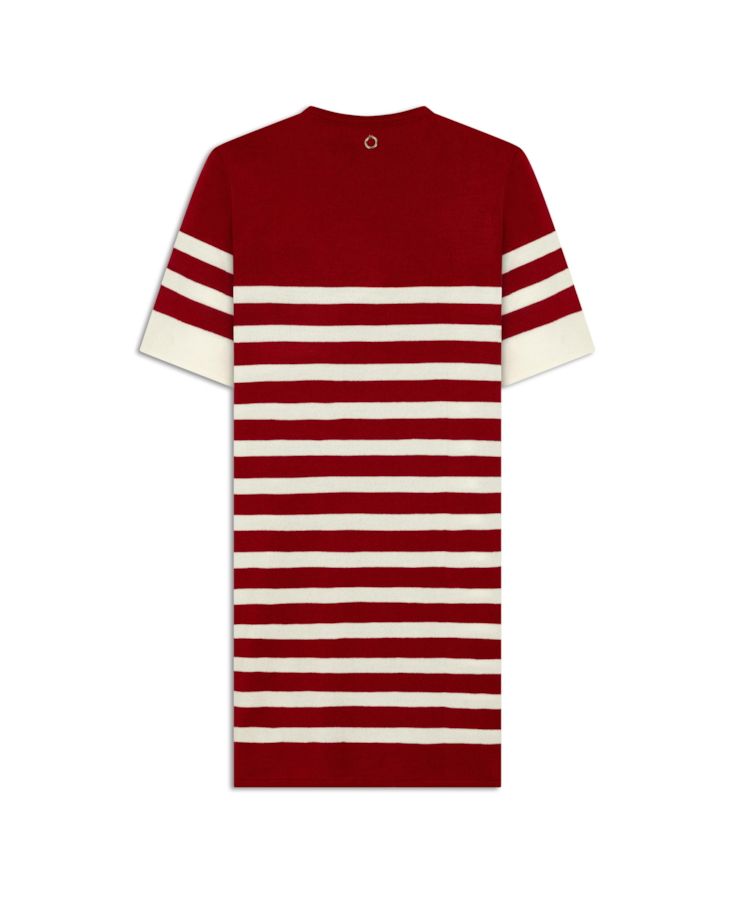  Vestido Tricot  Power Knit Dress Vermelho
