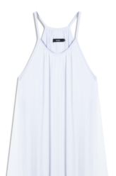Vestido Tule Lurex Midi Branco
