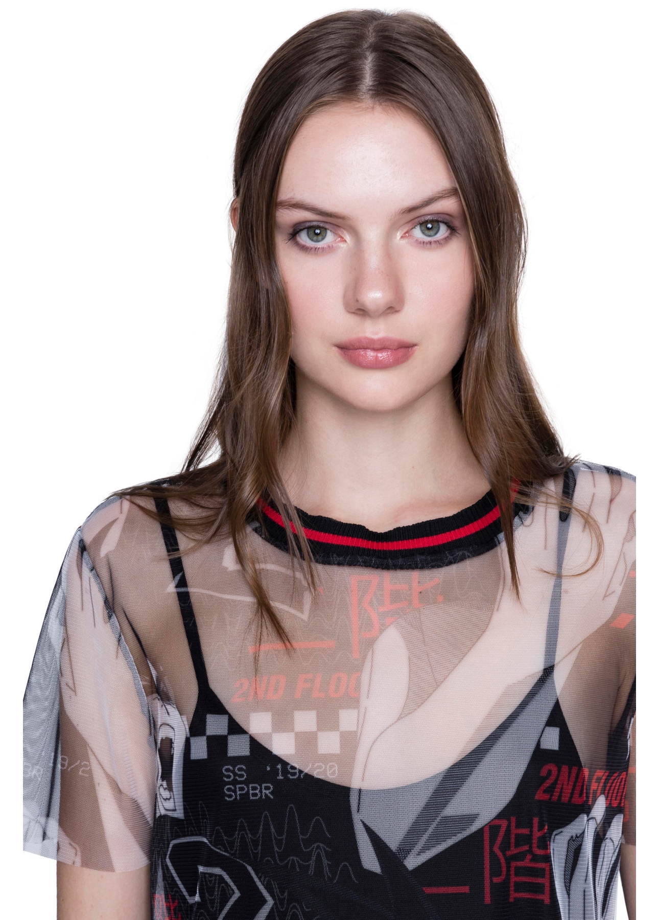 Vestido Tule Scream Estampado