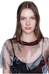 Vestido Tule Scream Estampado