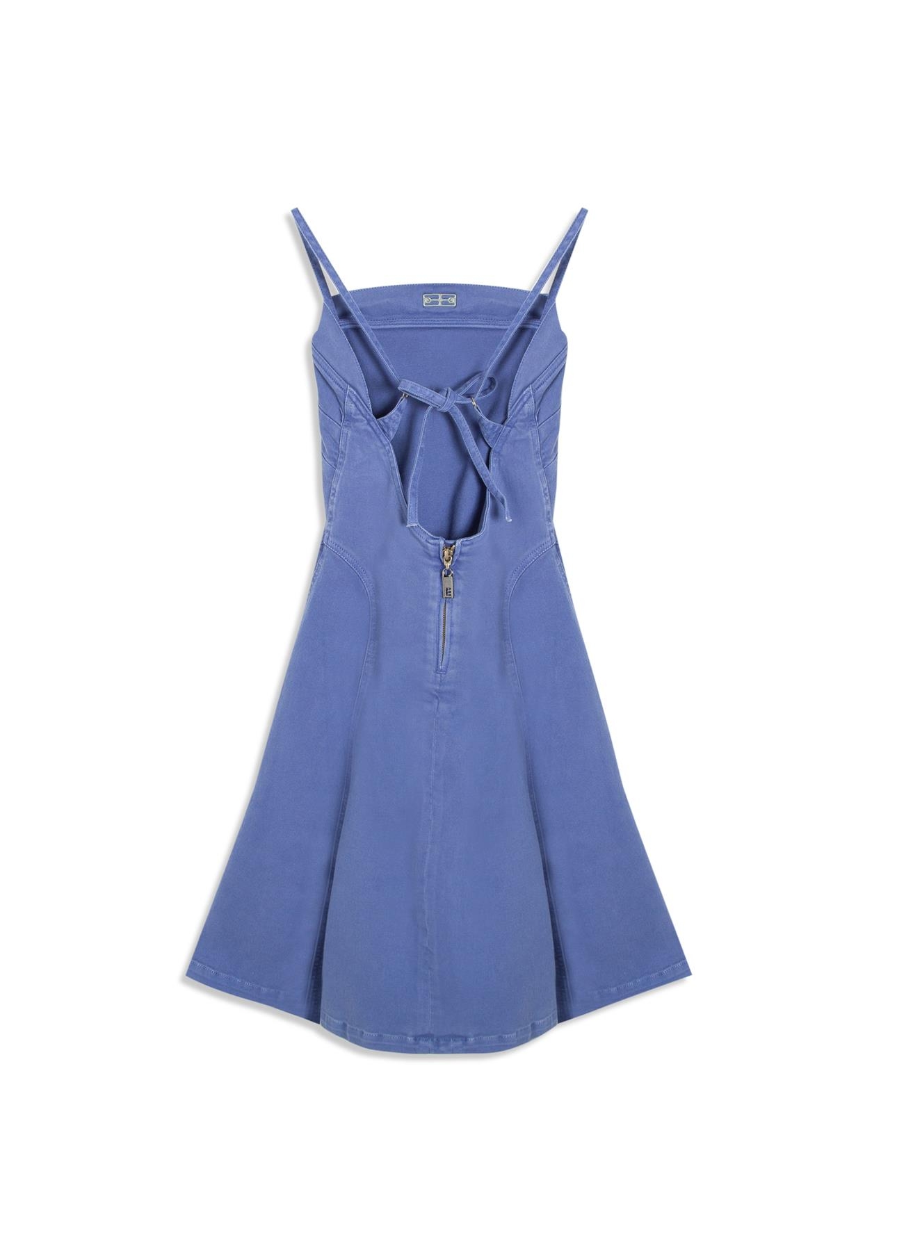 Vestido Vintage Denim Color Azul Jeans