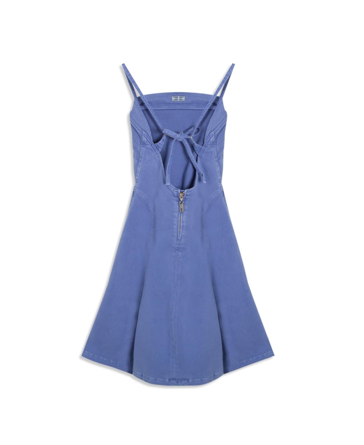 Vestido Vintage Denim Color Azul Jeans
