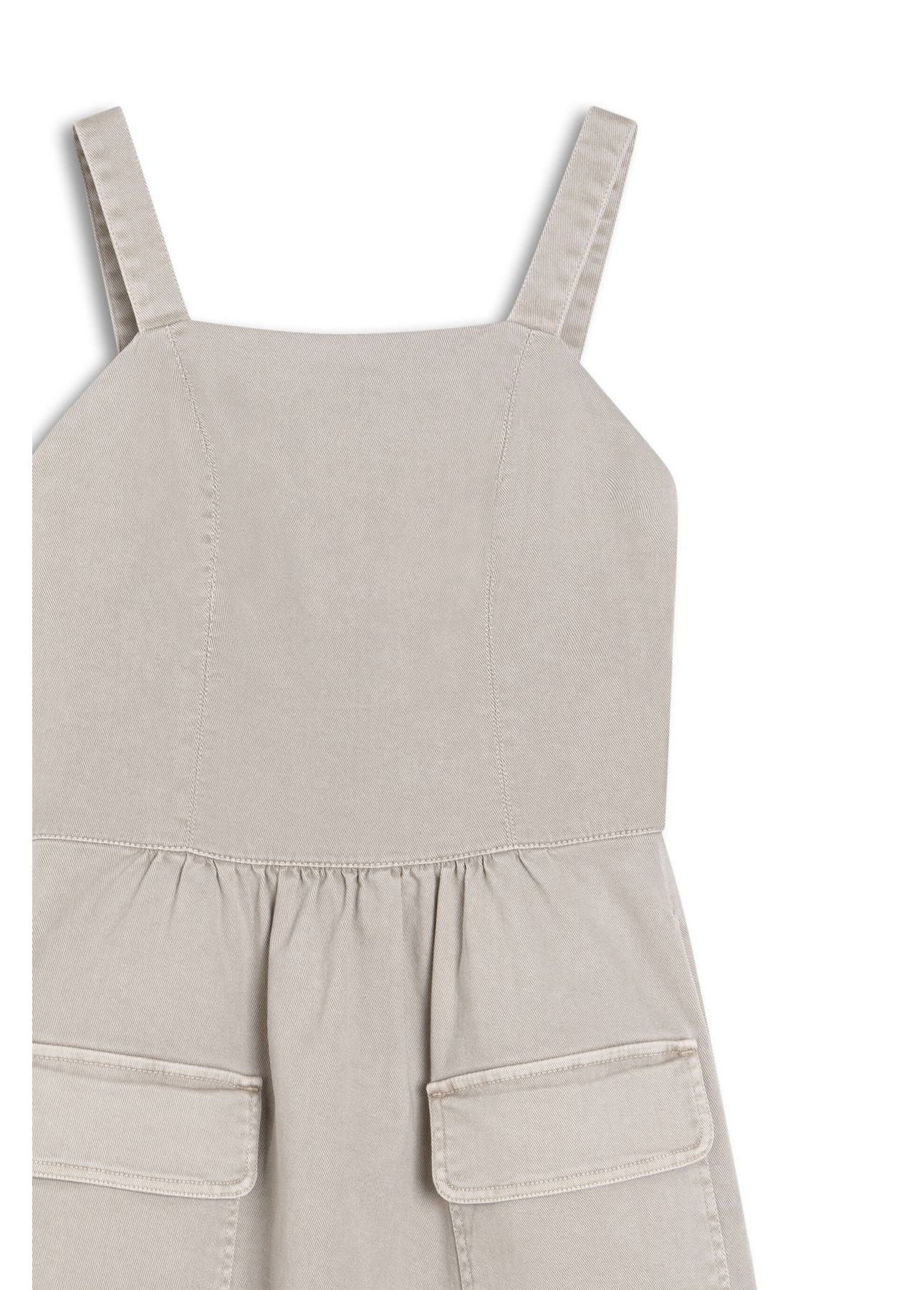 Vestido Vintage Denim Color  Lapis Fran Off  White