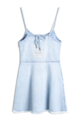 Vestido Vintage Denim Ii Vestido Alca Lav.Claro