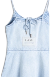 Vestido Vintage Denim Ii Vestido Alca Lav.Claro