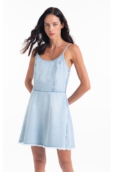 Vestido Vintage Denim Ii Vestido Alca Lav.Claro