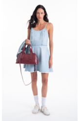 Vestido Vintage Denim Ii Vestido Alca Lav.Claro