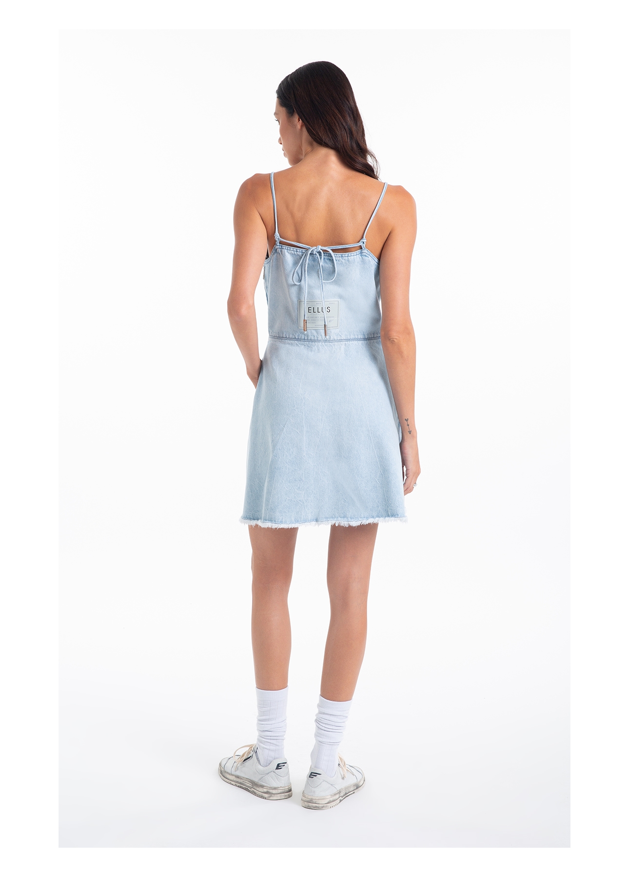 Vestido Vintage Denim Ii Vestido Alca Lav.Claro