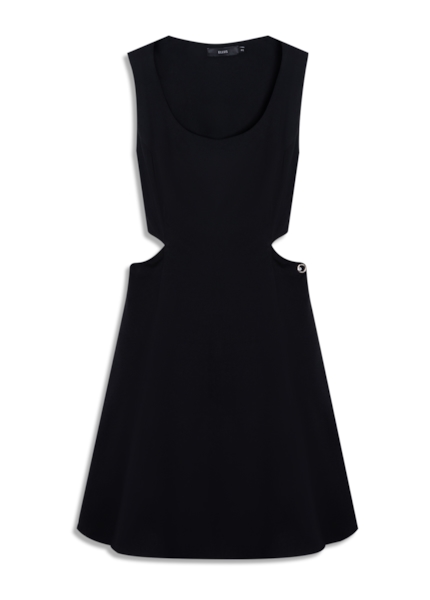 Vestido Visco Affinity To Tie Mini Preto