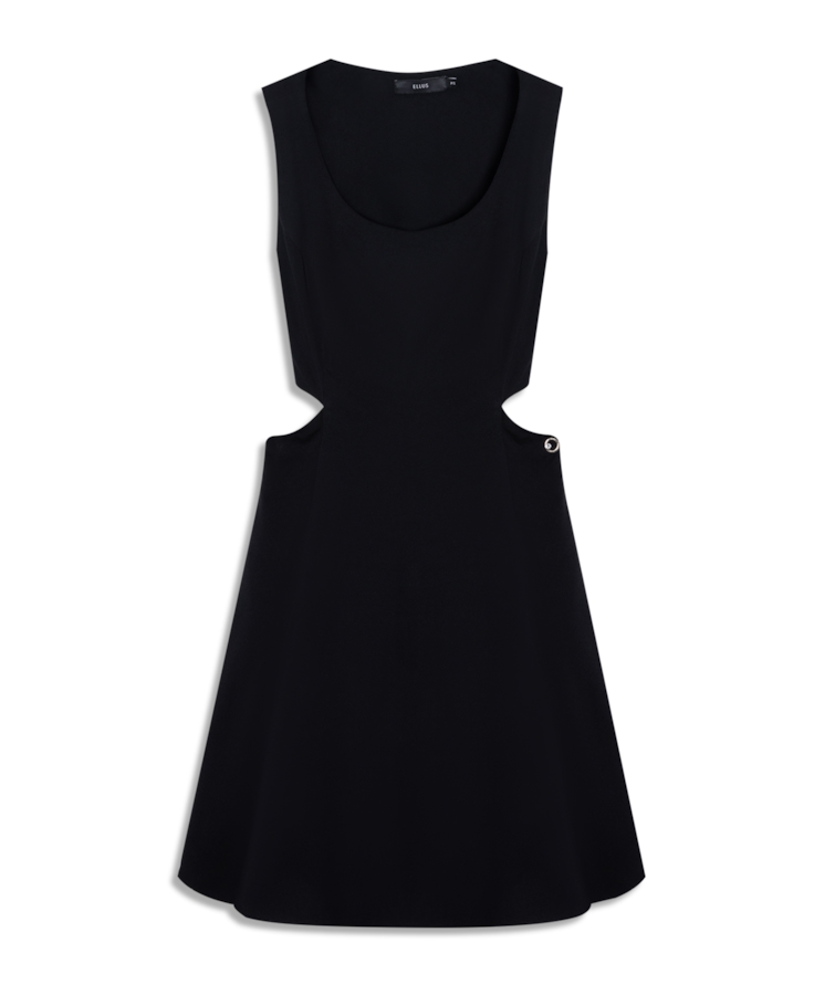 Vestido Visco Affinity To Tie Mini Preto