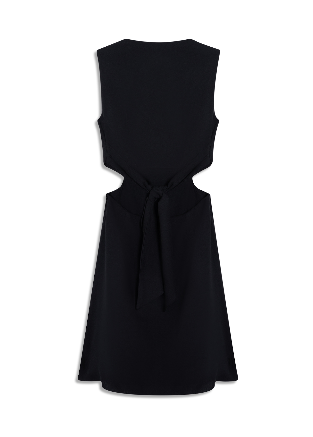 Vestido Visco Affinity To Tie Mini Preto