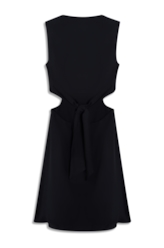 Vestido Visco Affinity To Tie Mini Preto
