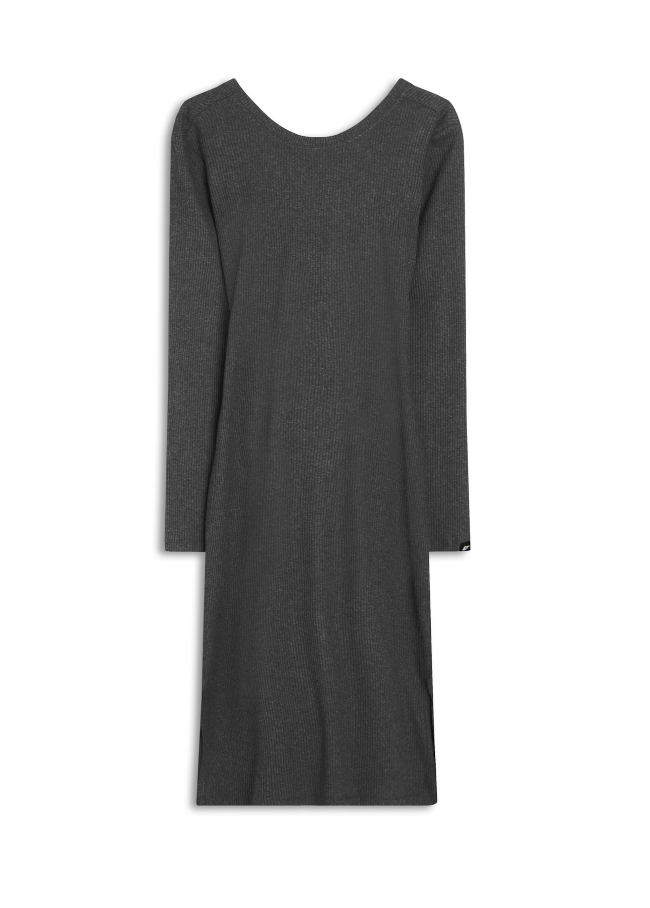 Vestido Viscocrepe Mescla Twisted Cinza Mescla