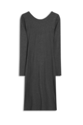 Vestido Viscocrepe Mescla Twisted Cinza Mescla