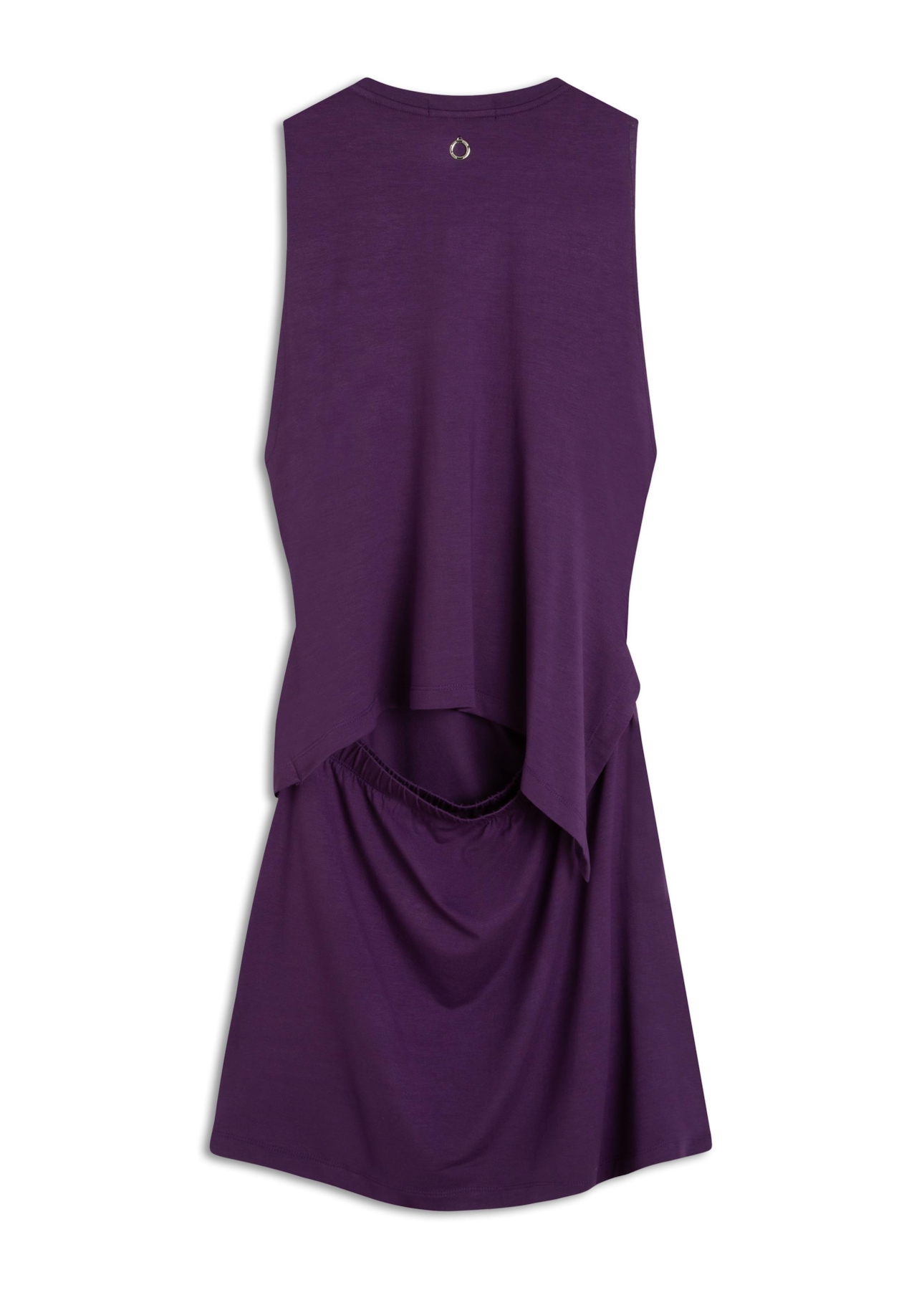 Vestido Viscolycra Side Knot Dress Roxo