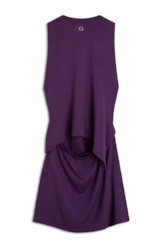 Vestido Viscolycra Side Knot Dress Roxo