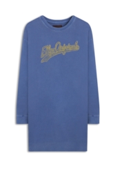 Vestido Washed Ellus Originals Purple Blue