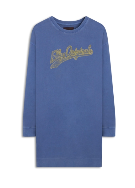 Vestido Washed Ellus Originals Purple Blue