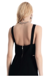 Vestido Way Neckline Preto