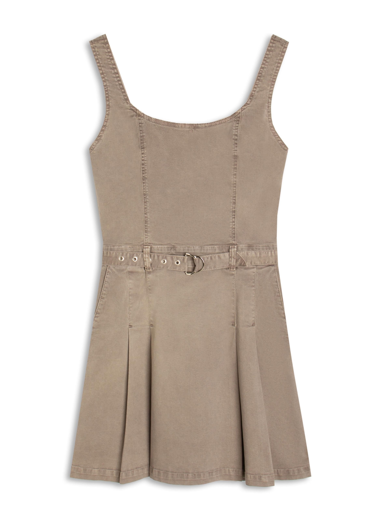 Vestido Whit Denim Vestido Pregas Mouse
