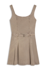 Vestido Whit Denim Vestido Pregas Mouse