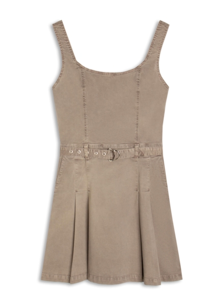 Vestido Whit Denim Vestido Pregas Mouse
