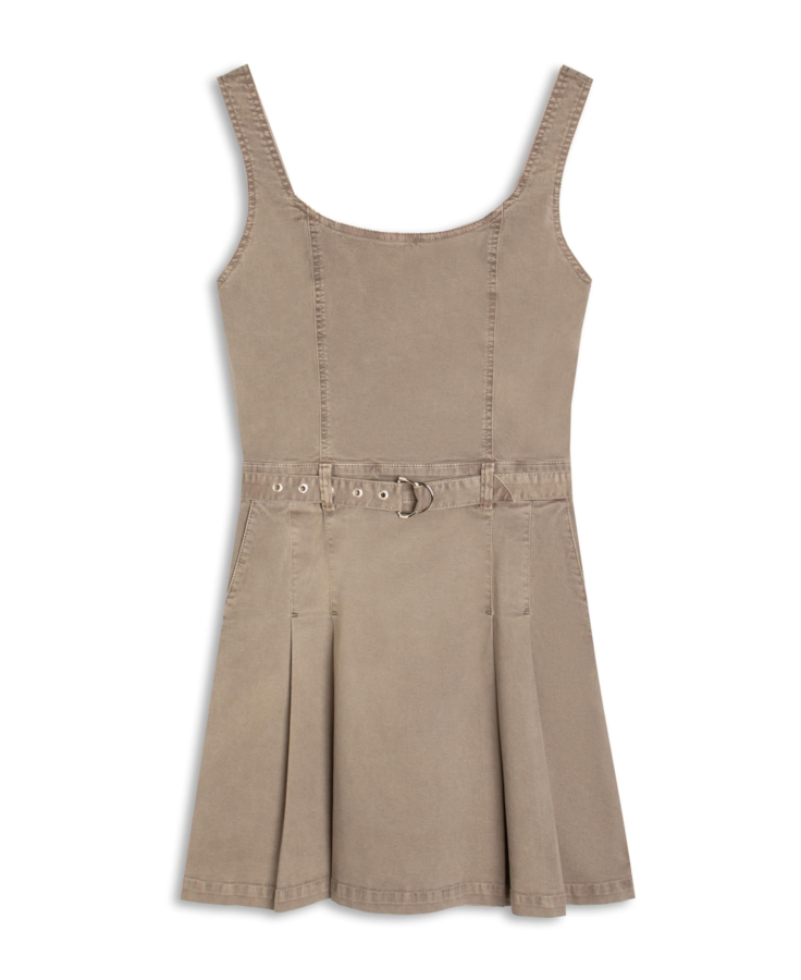 Vestido Whit Denim Vestido Pregas Mouse
