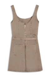 Vestido Whit Denim Vestido Pregas Mouse