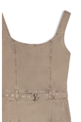 Vestido Whit Denim Vestido Pregas Mouse