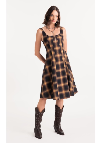 Vestido Wool Touch Cepheus Pieces Camel
