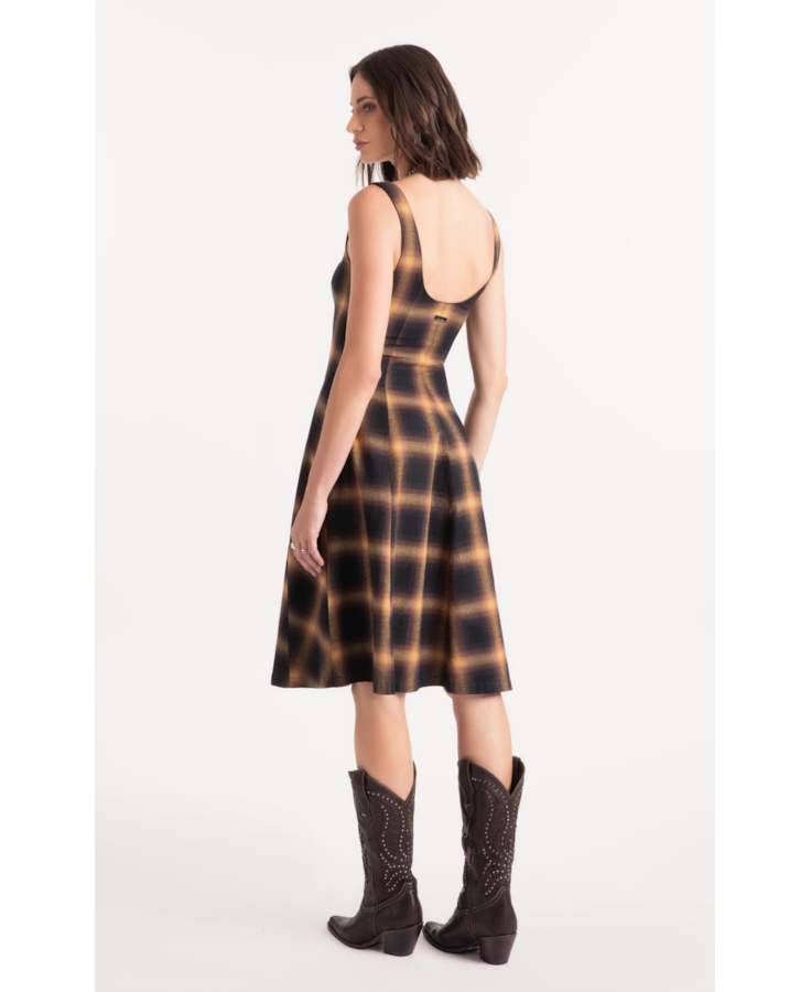 Vestido Wool Touch Cepheus Pieces Camel