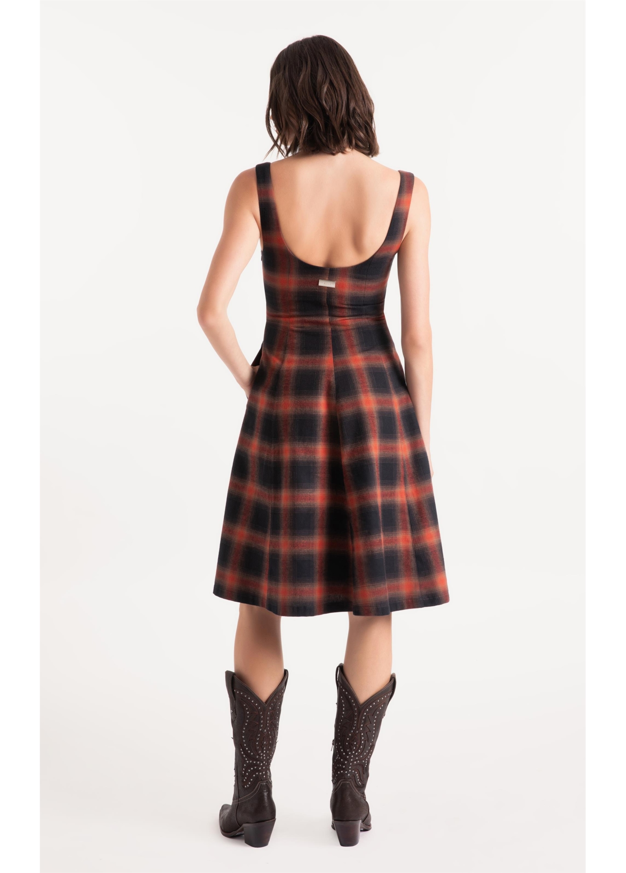 Vestido Wool Touch Cepheus Pieces Telha