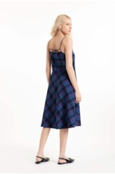 Vestido Wool Touch Estonia Strapp Azul