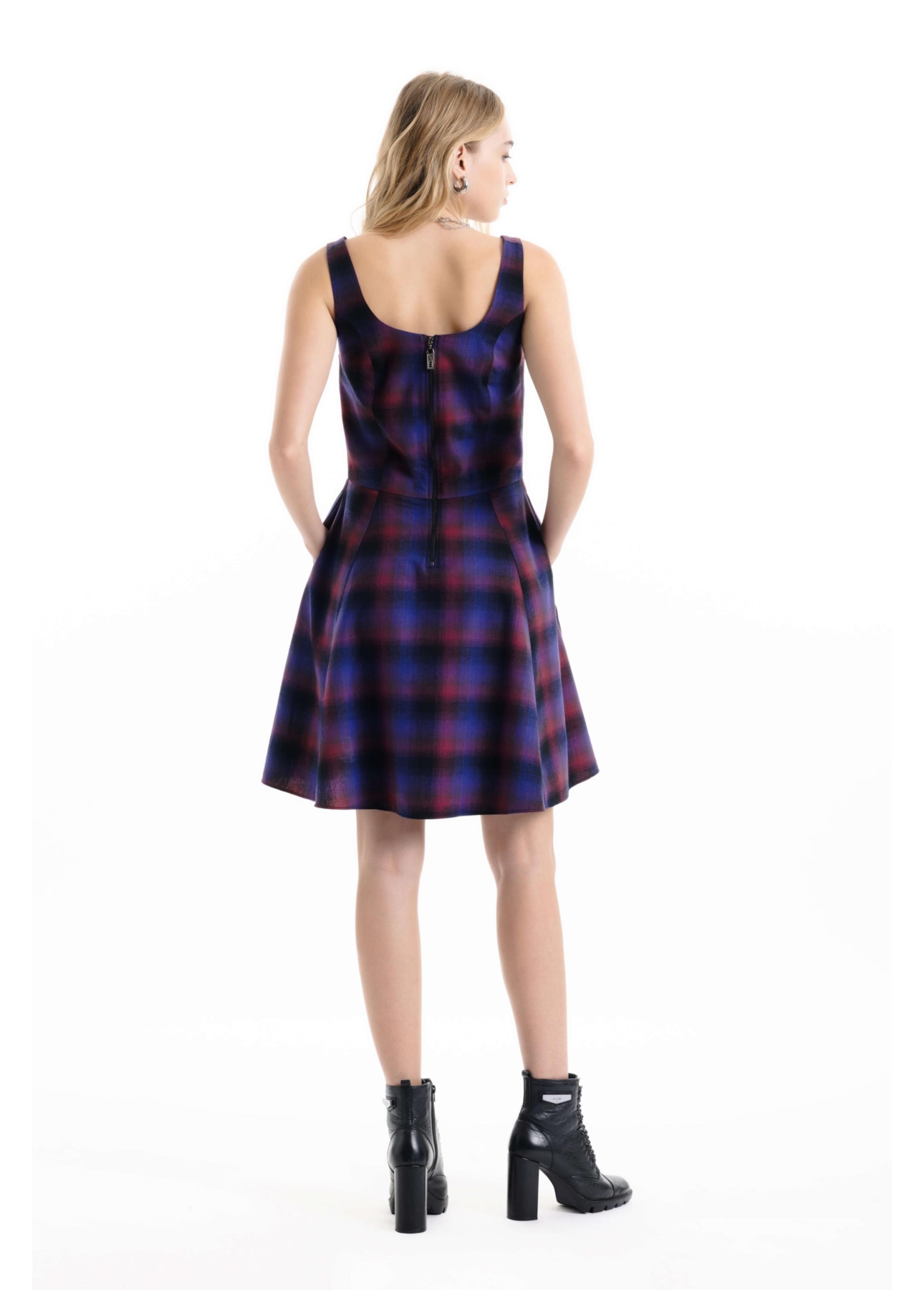 Vestido Wool Touch Estonia Vinho
