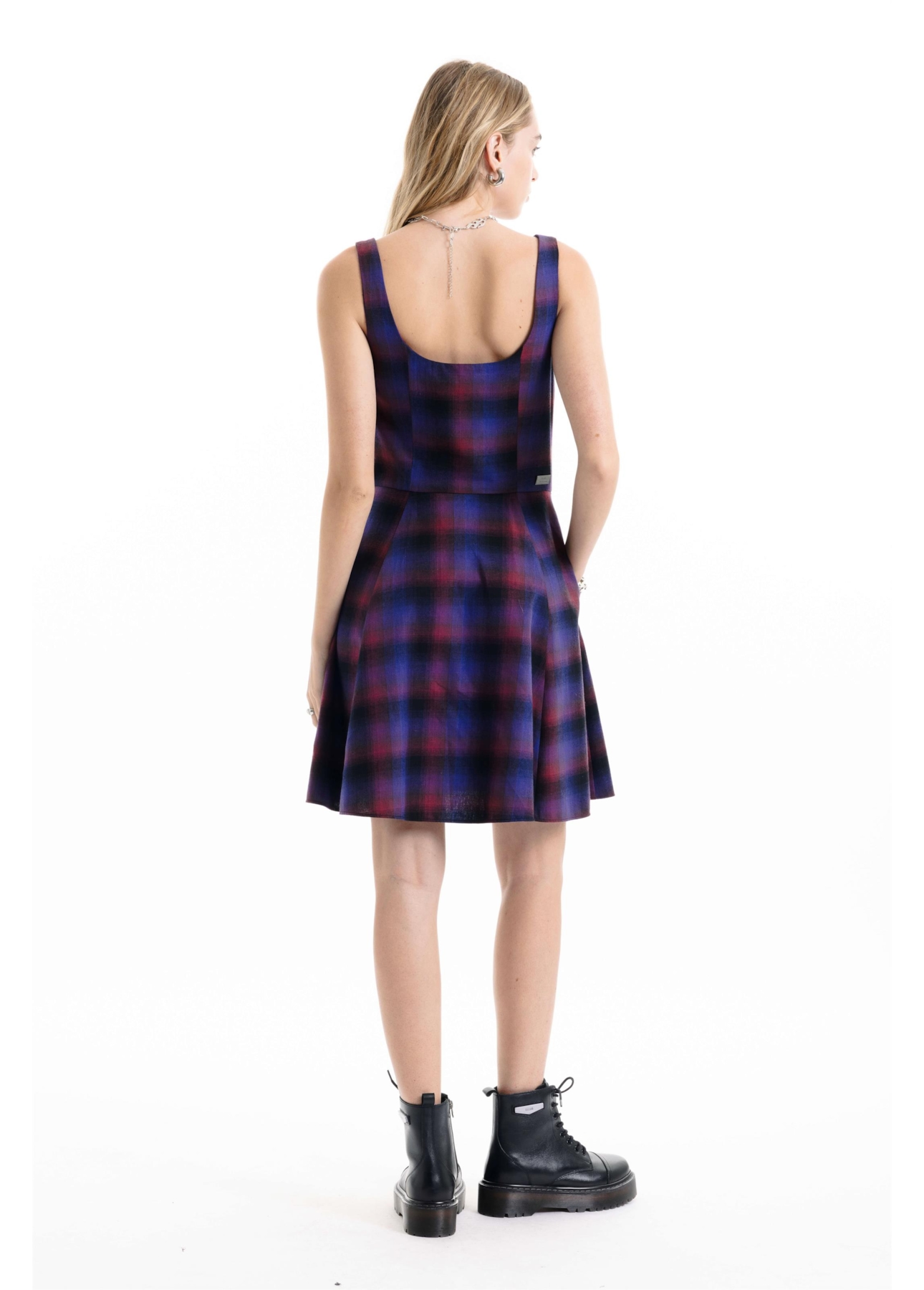 Vestido Wool Touch Estonia Vinho