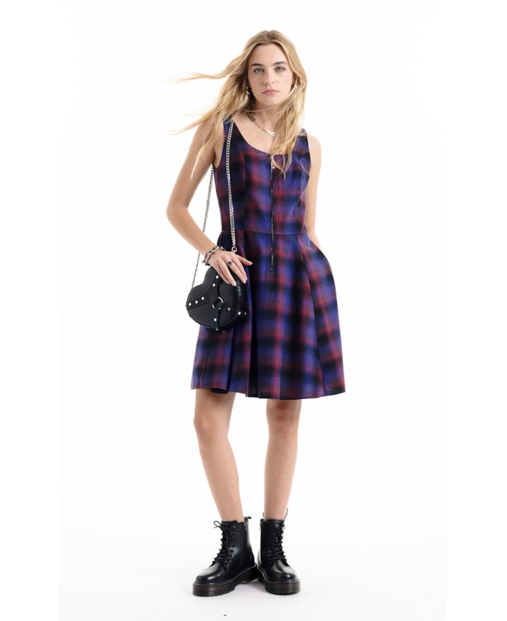 Vestido Wool Touch Estonia Vinho