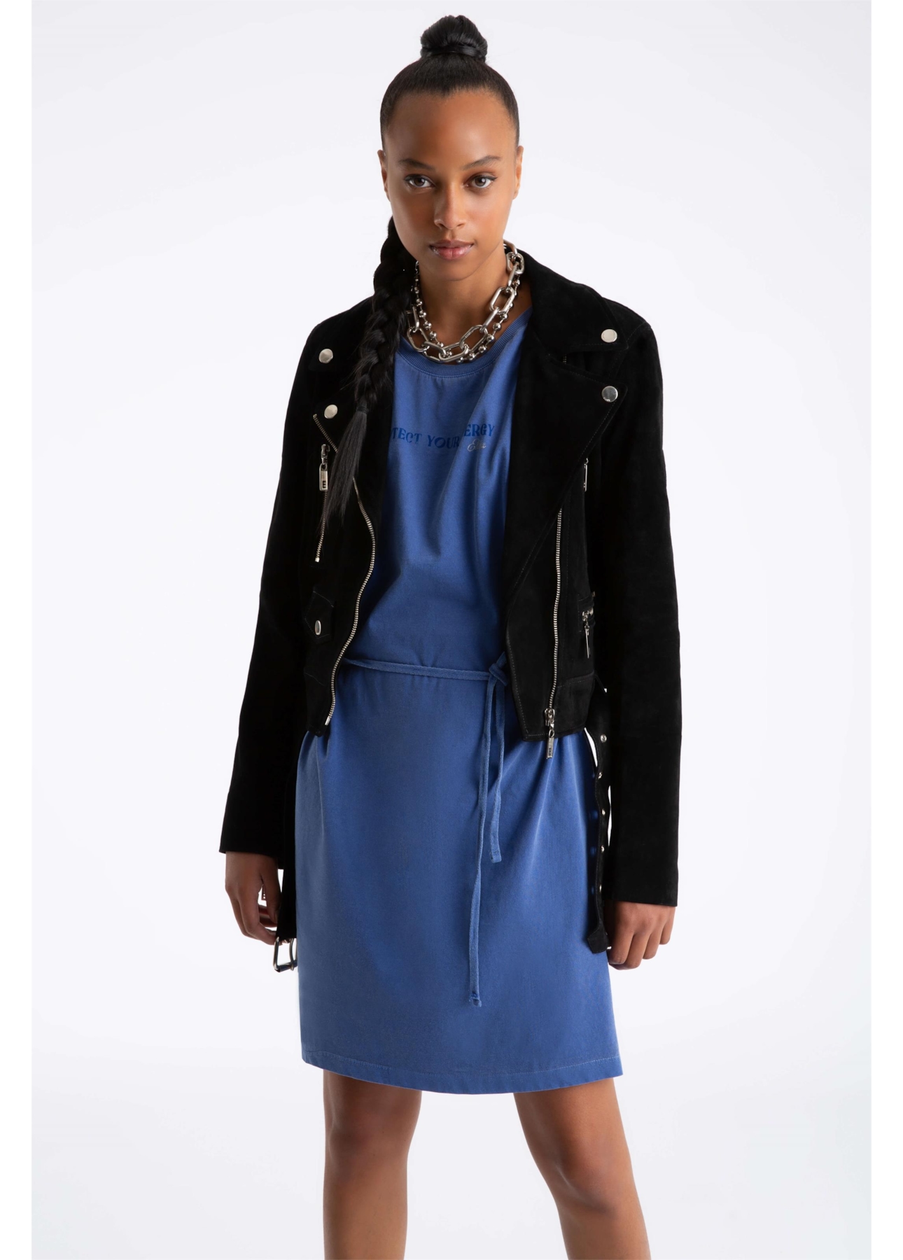 Vestido Your Energy Purple Blue