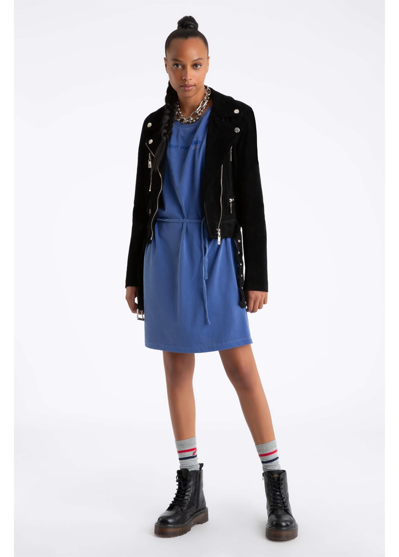 Vestido Your Energy Purple Blue