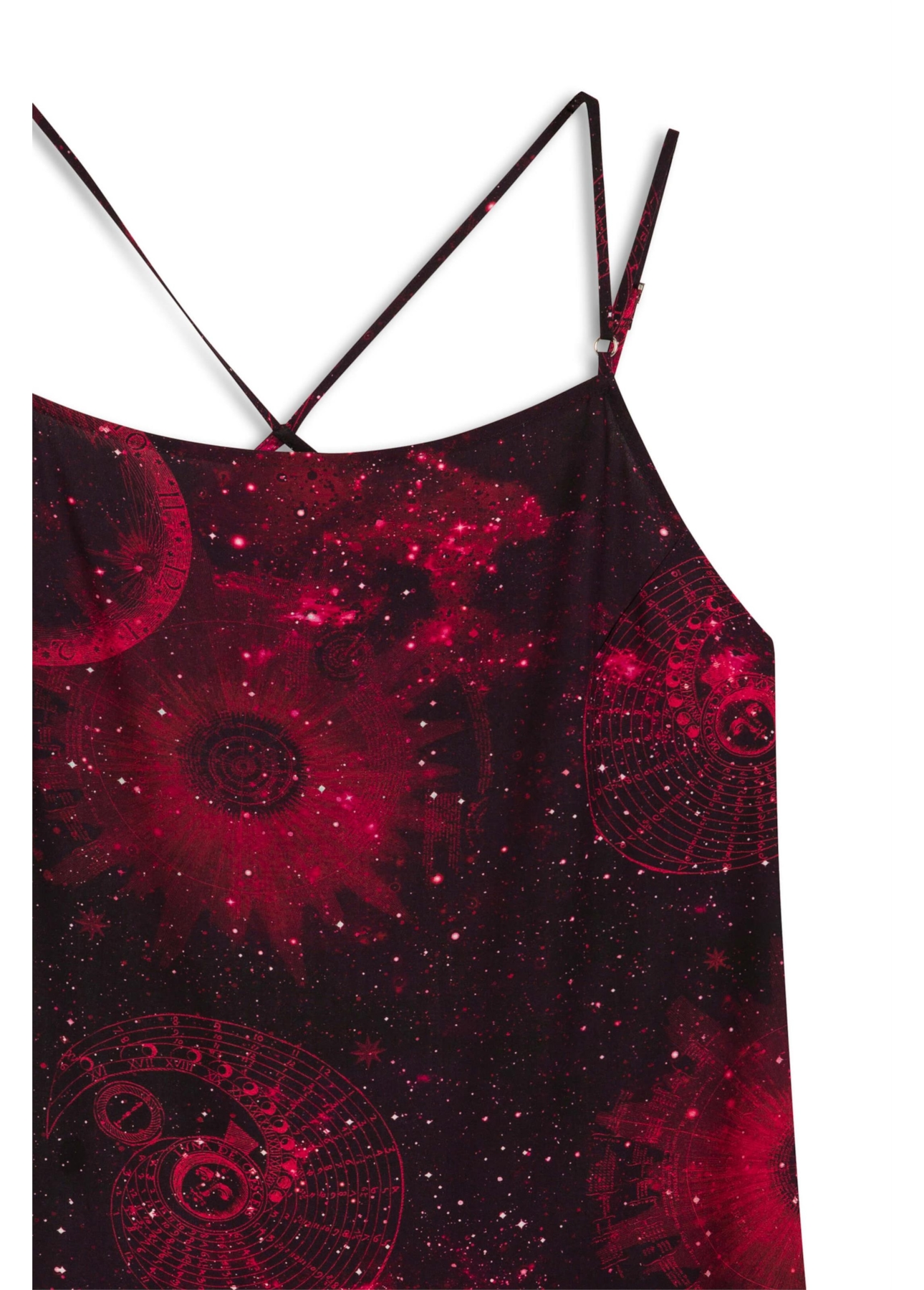 Vestidos Mystical Space Strappy Padrao 2