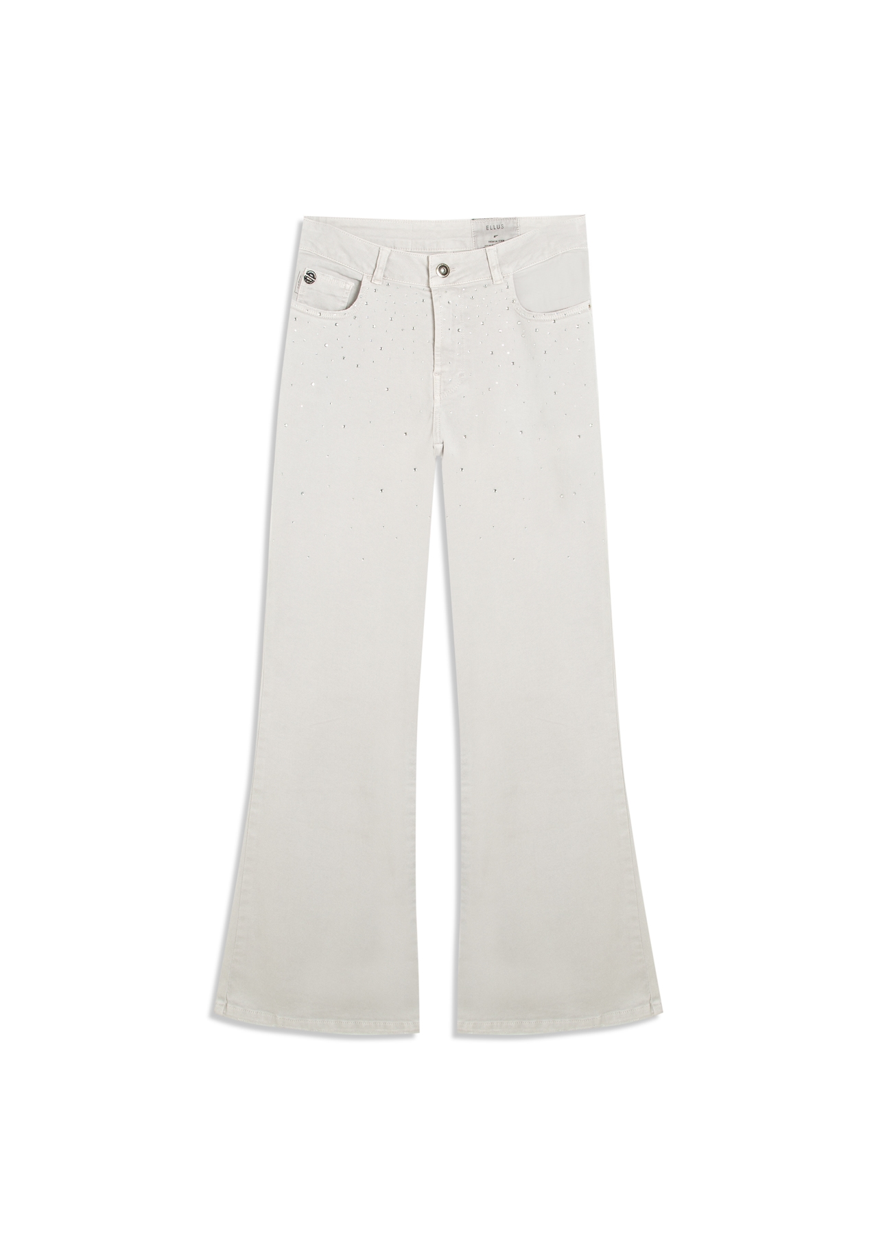 Vintage Denim Color Flare Cristal Silver