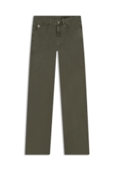 Vintage Denim Color Flare Placa Verde Escuro