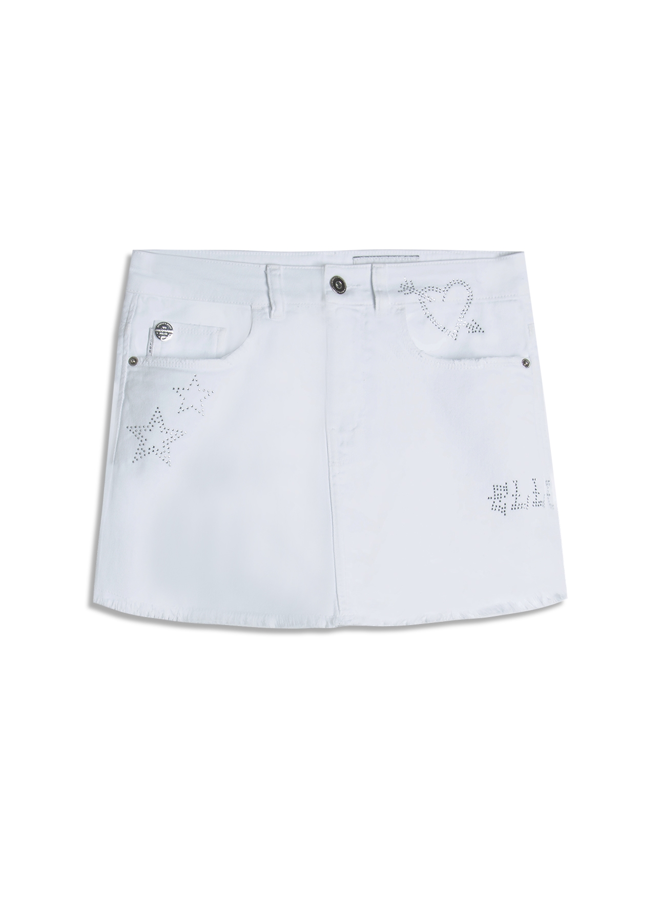 Vintage Denim Color Nina Pedras Branco