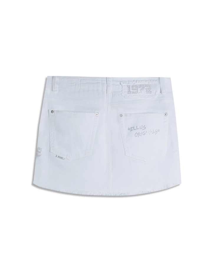 Vintage Denim Color Nina Pedras Branco